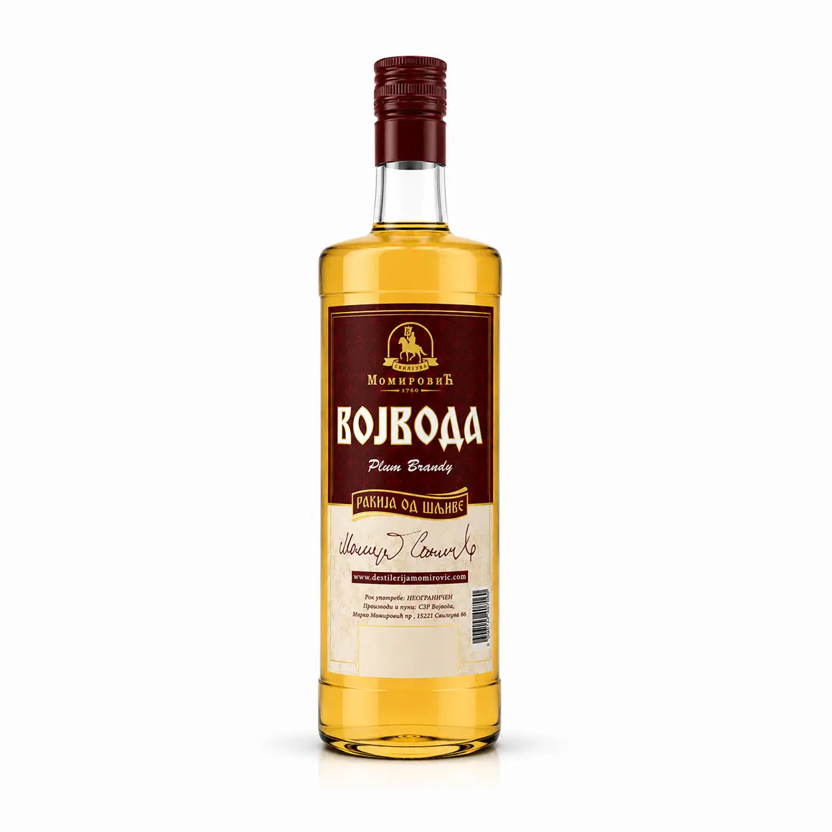 Vojvoda – rakija od šljive 1l